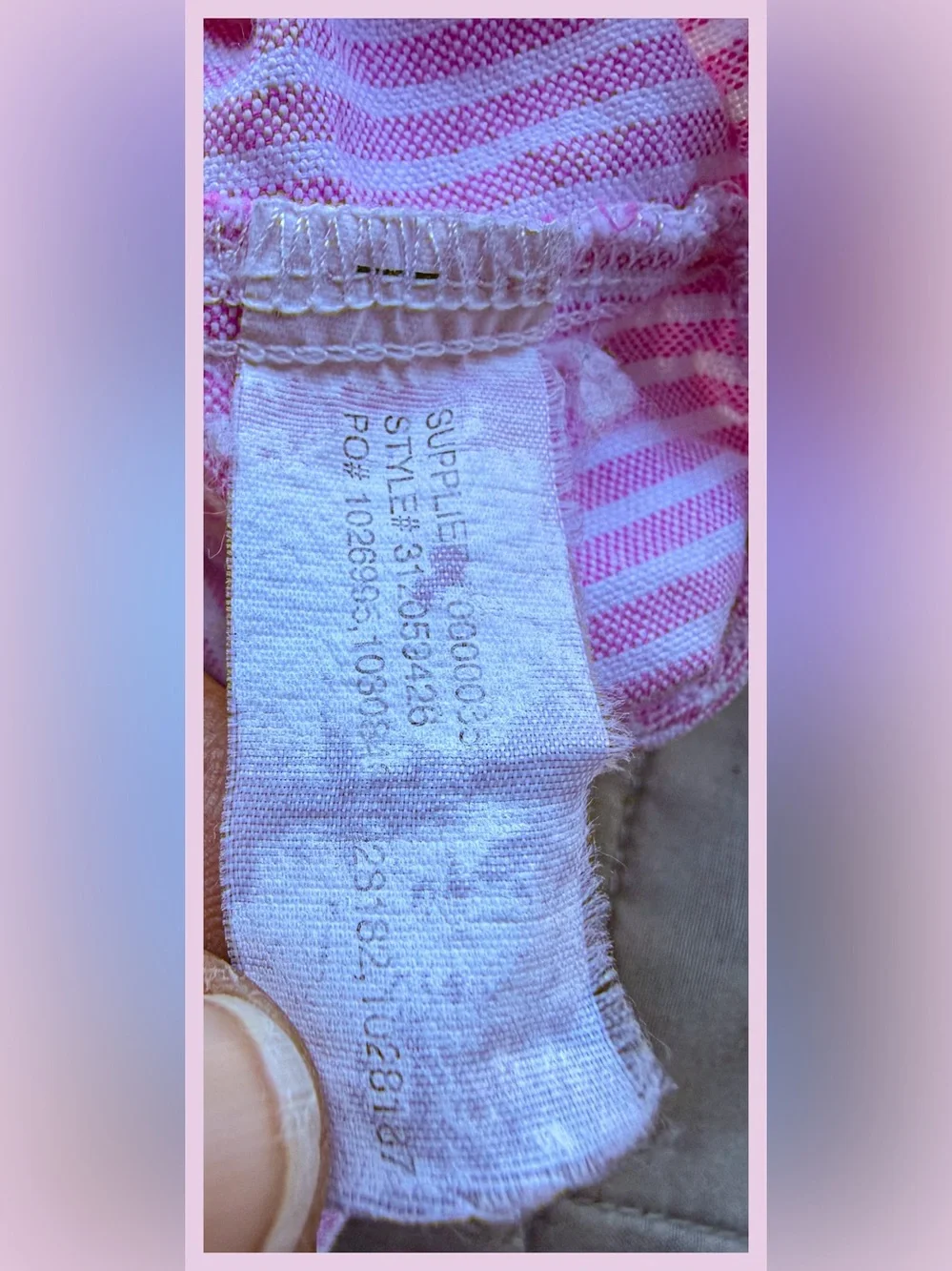 Polo Ralph Lauren Girls Pink White Stripe Drop Waist Ruffle Shirt Dress Size 5 6